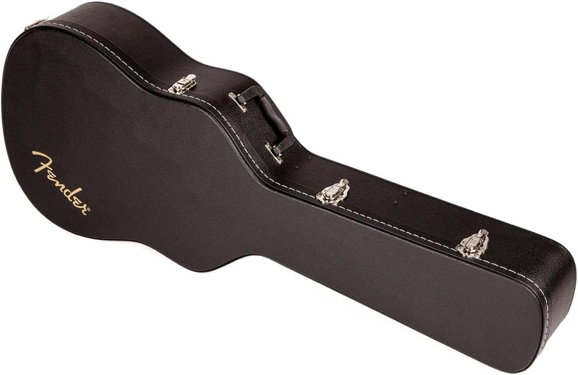 image:imageFender FlatTop Dreadnought Hard Shell Acoustic Guitar Case Padded BlackBlack