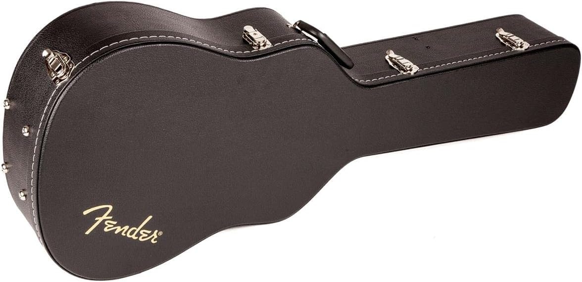 image:imageFender FlatTop Dreadnought Hard Shell Acoustic Guitar Case Padded BlackBlack