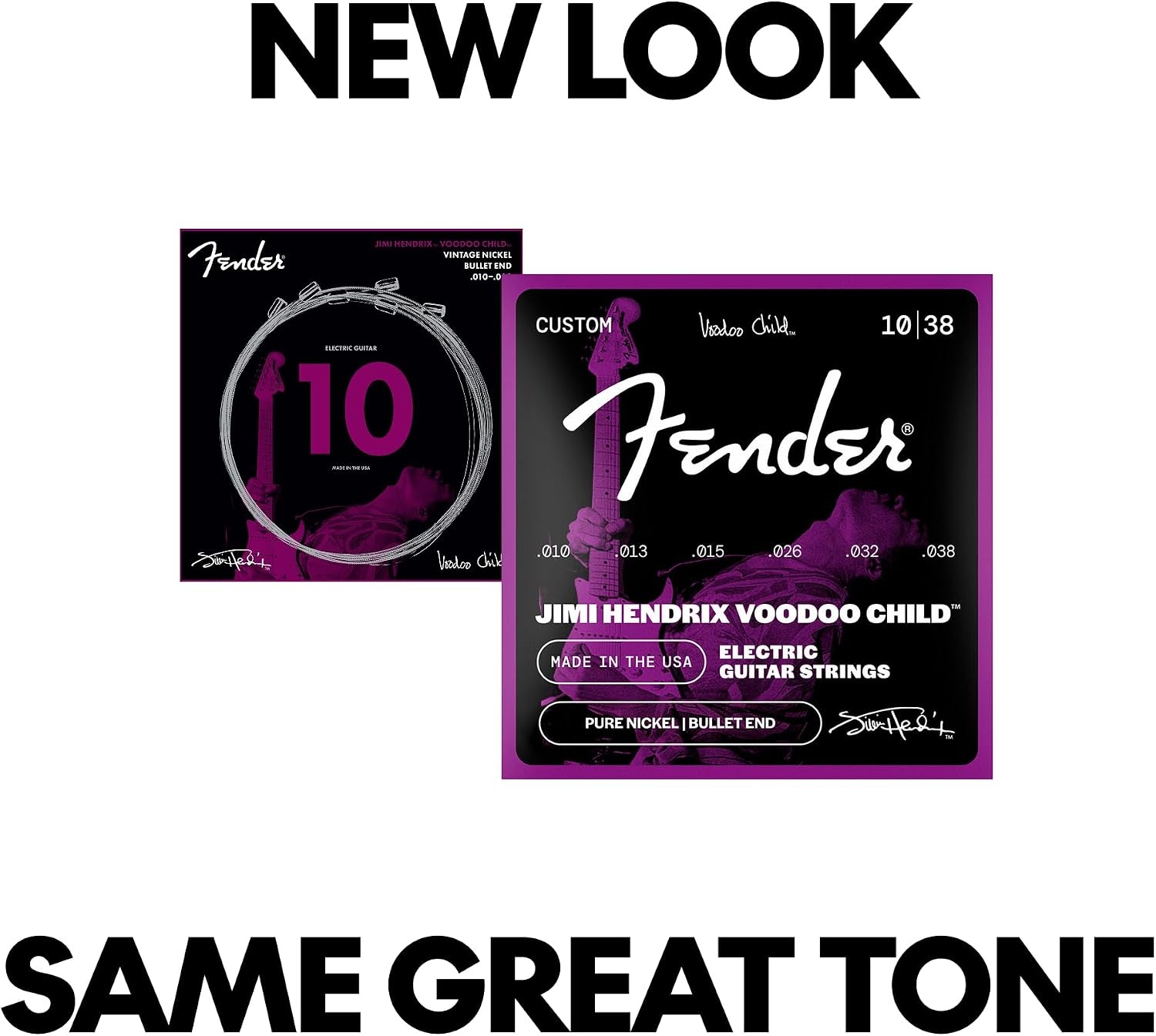 image:imageFender Hendrix Voodoo Child Electric Guitar Strings Vintage Nickel Ball End 010038Vintage Nickel