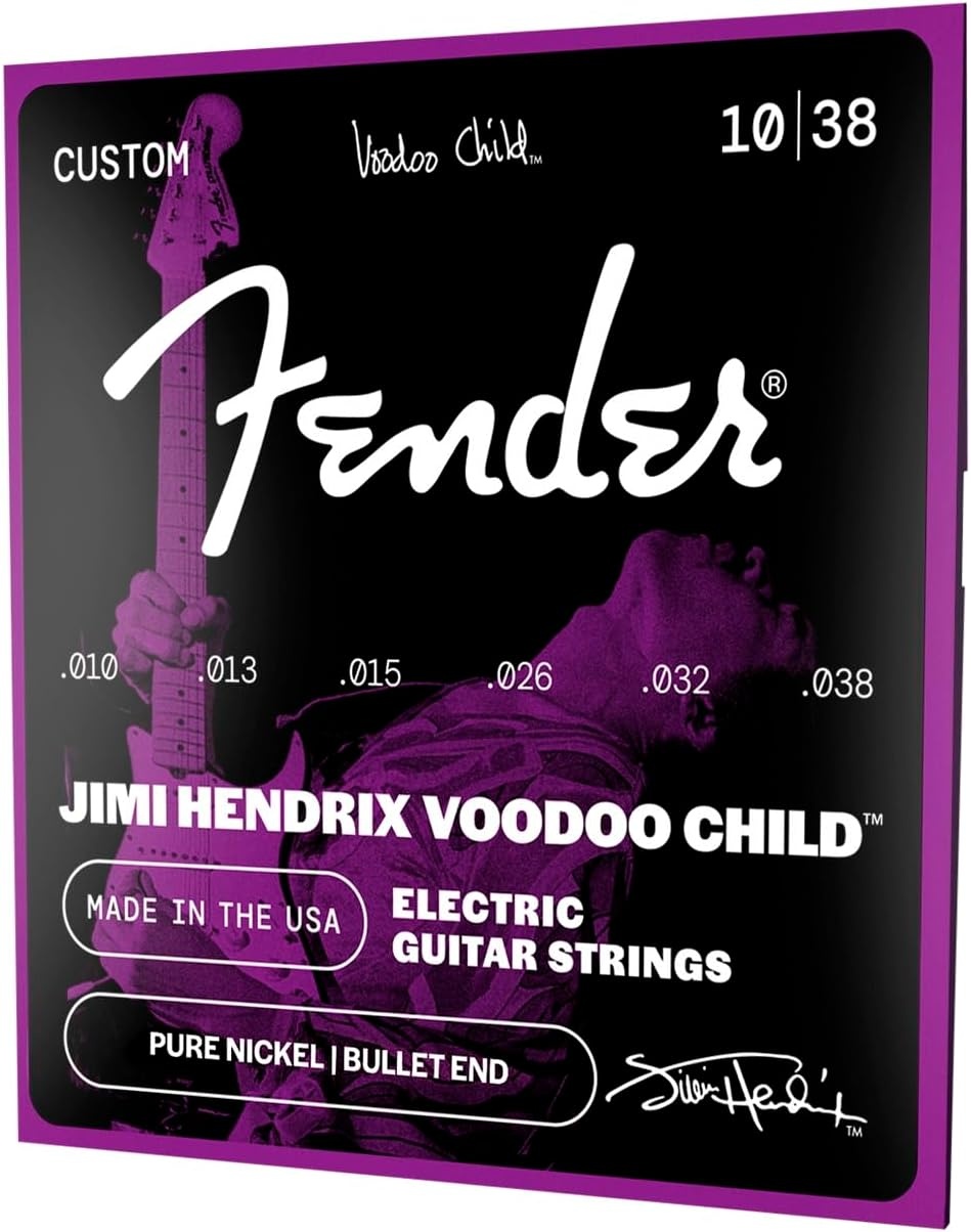 image:imageFender Hendrix Voodoo Child Electric Guitar Strings Vintage Nickel Ball End 010038Vintage Nickel