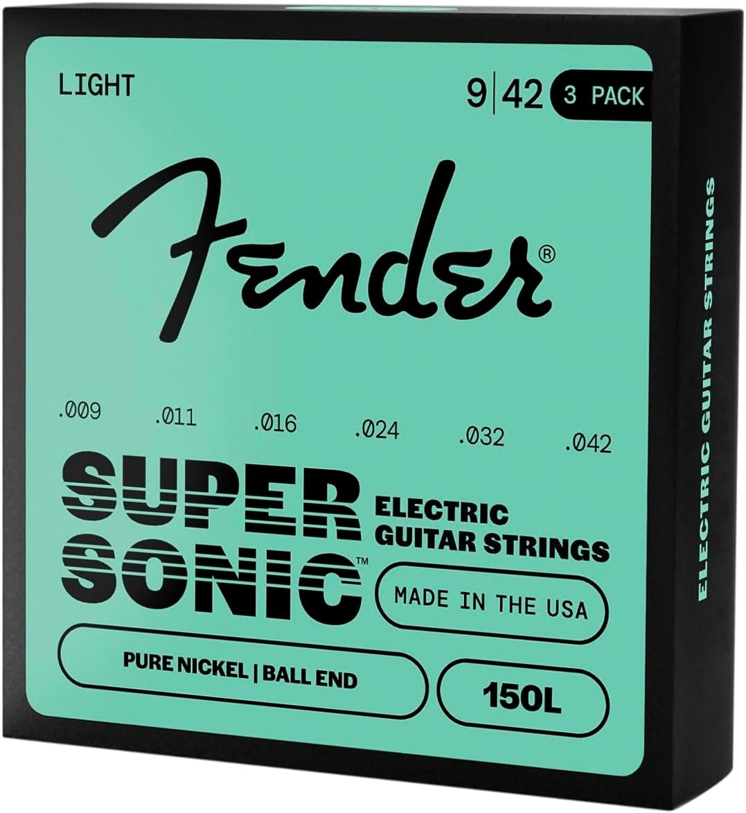 image:imageFender Original 150 Electric Guitar Strings Pure Nickel Wound Ball End 150L 009042Light
