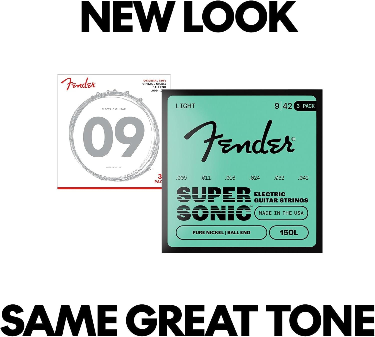 image:imageFender Original 150 Electric Guitar Strings Pure Nickel Wound Ball End 150L 009042Light