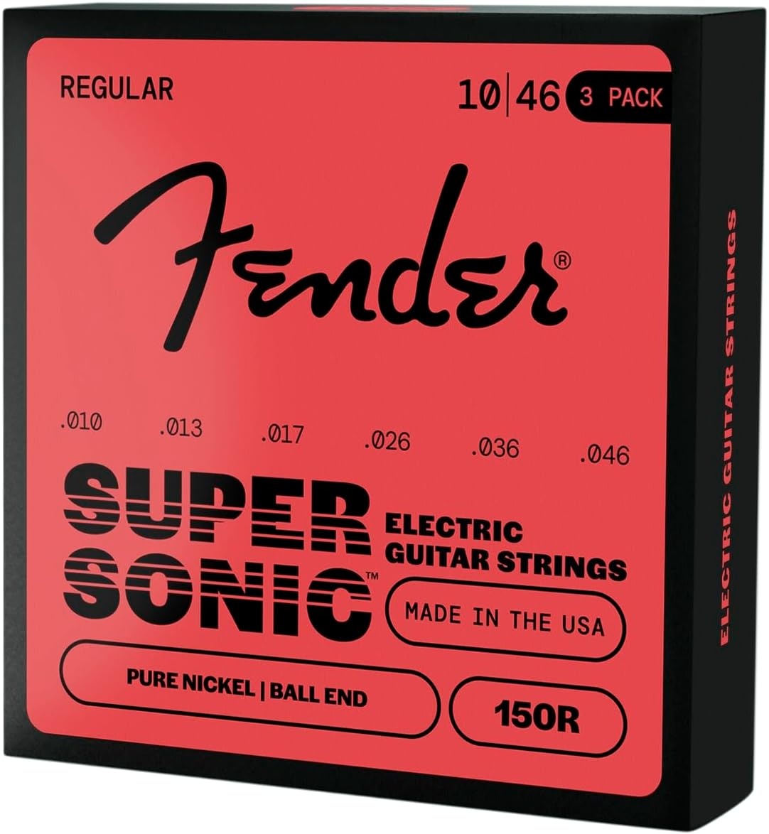 image:imageFender Original 150 Electric Guitar Strings Pure Nickel Wound Ball End 150L 009042Regular