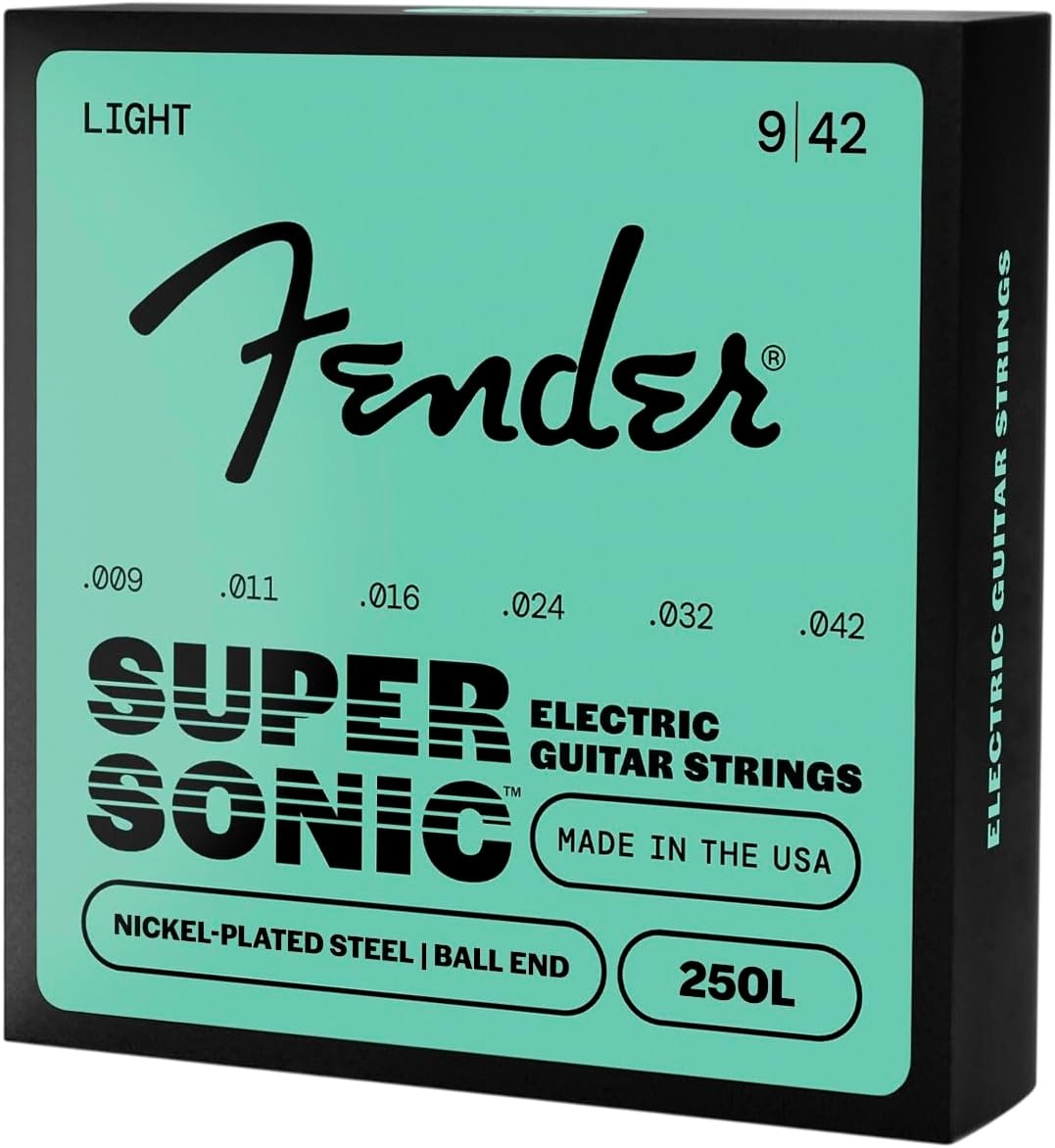 image:imageFender Super 250 Electric Guitar Strings Nickel Plated Steel Ball End 250XS 008038Light 942