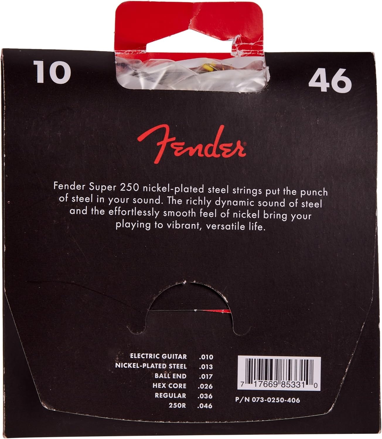 image:imageFender Super 250 Electric Guitar Strings Nickel Plated Steel Ball End 250XS 008038Regular 1046