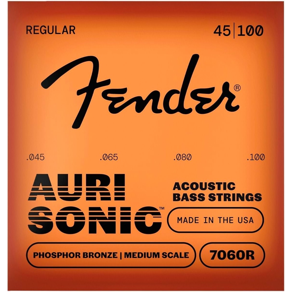 image:imageFender 8060 Acoustic Bass Strings Phosphor Bronze Long Scale 045100Medium Scale
