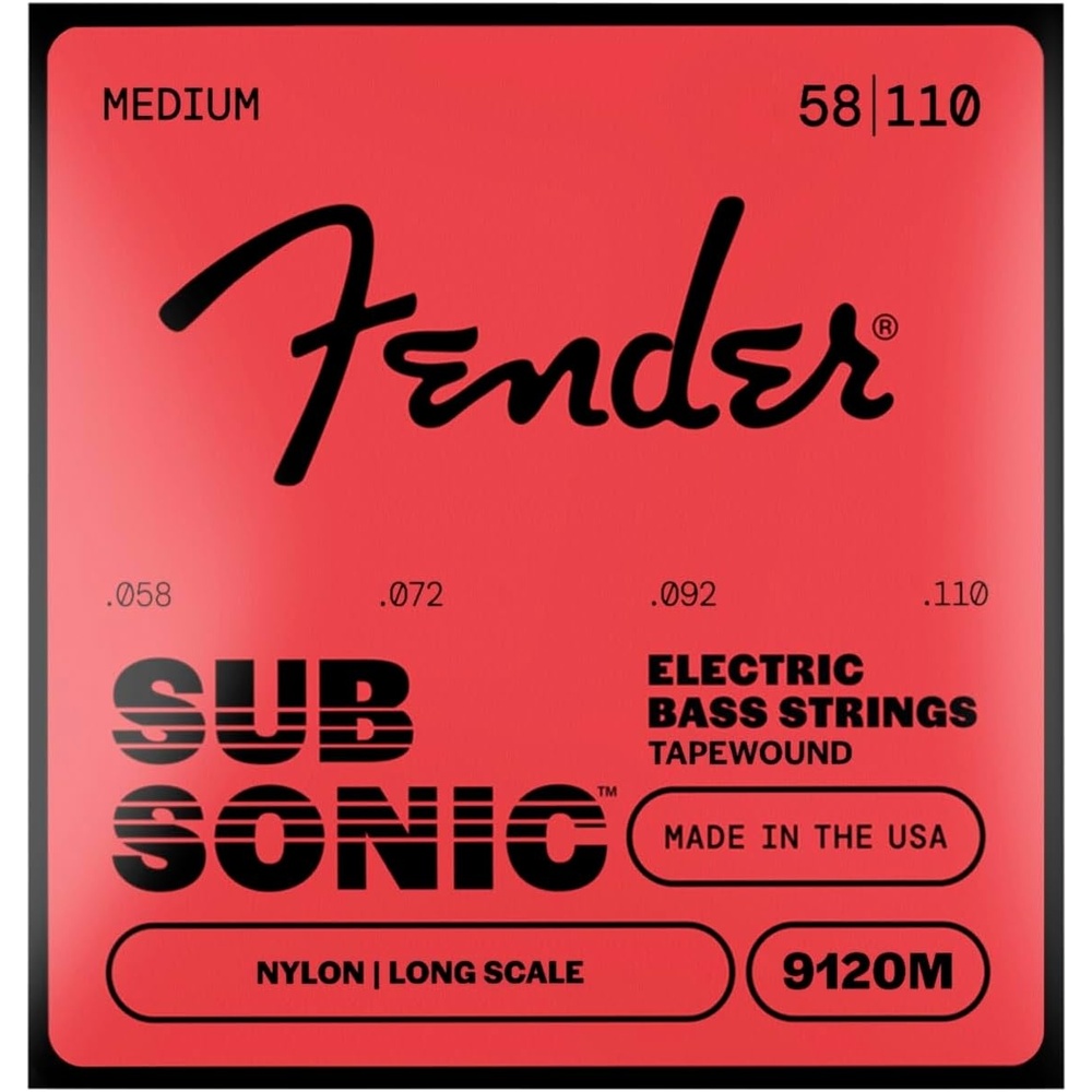 image:imageFender 9120 Bass Strings Nylon Tapewound Long Scale 9120M 05811058110