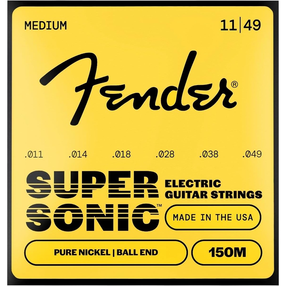 image:imageFender Original 150 Electric Guitar Strings Pure Nickel Wound Ball End 150L 009042Medium