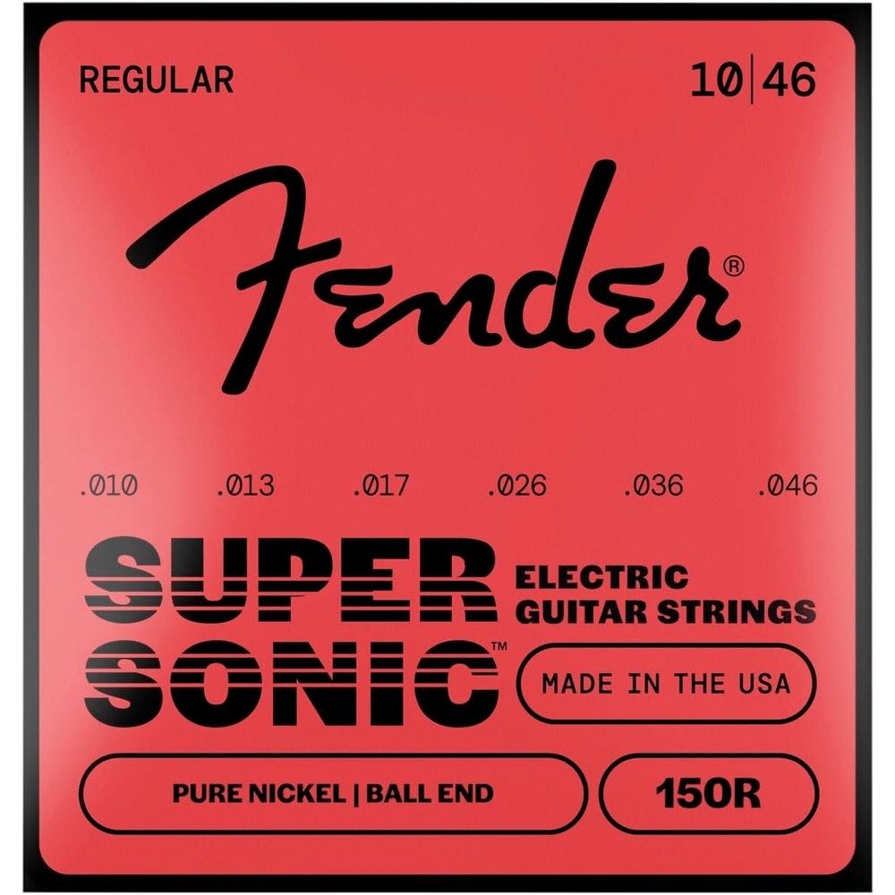 image:imageFender Original 150 Electric Guitar Strings Pure Nickel Wound Ball End 150L 009042Regular