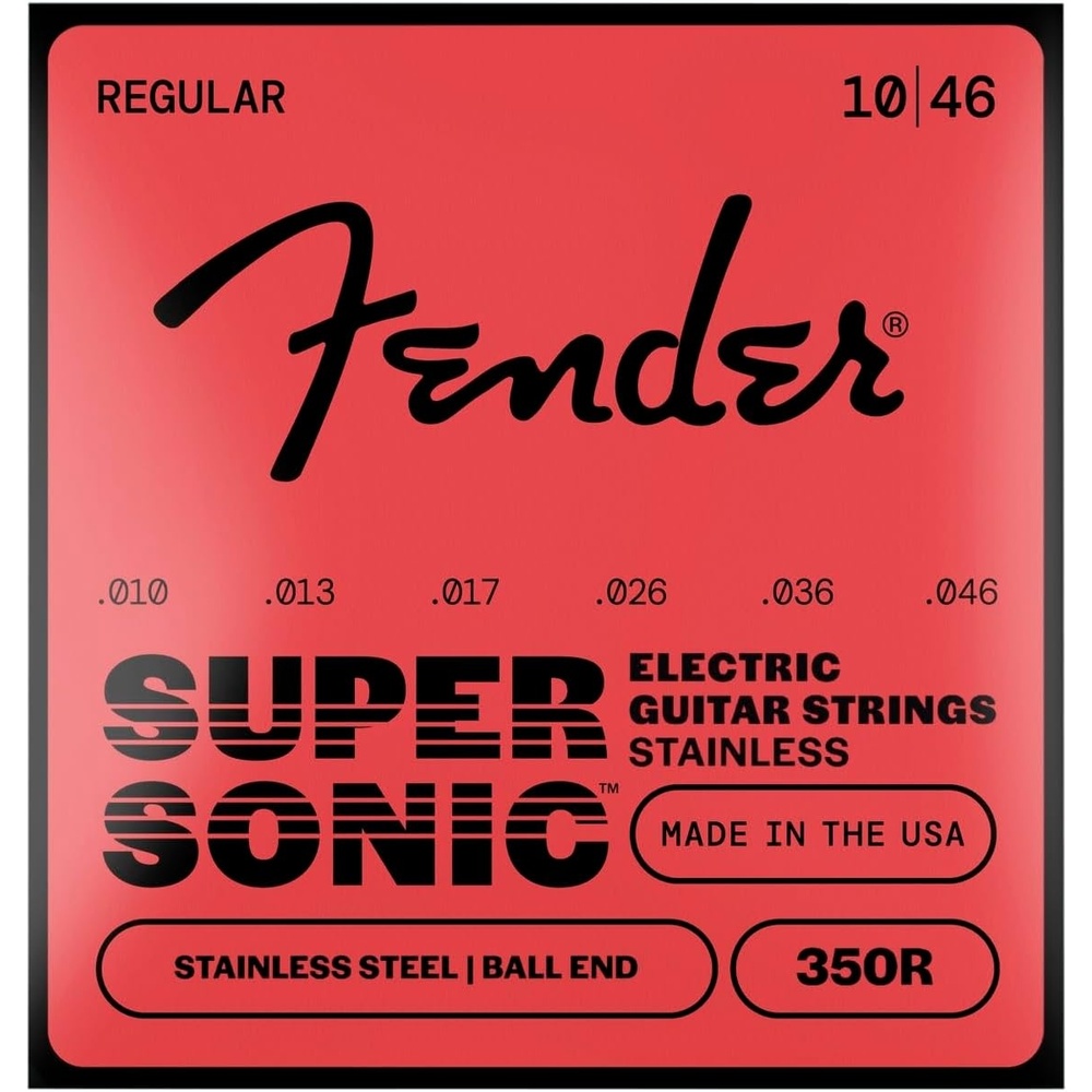 image:imageFender Stainless 350 Electric Guitar Strings Stainless Steel Ball End 350L 009042Regular 1046