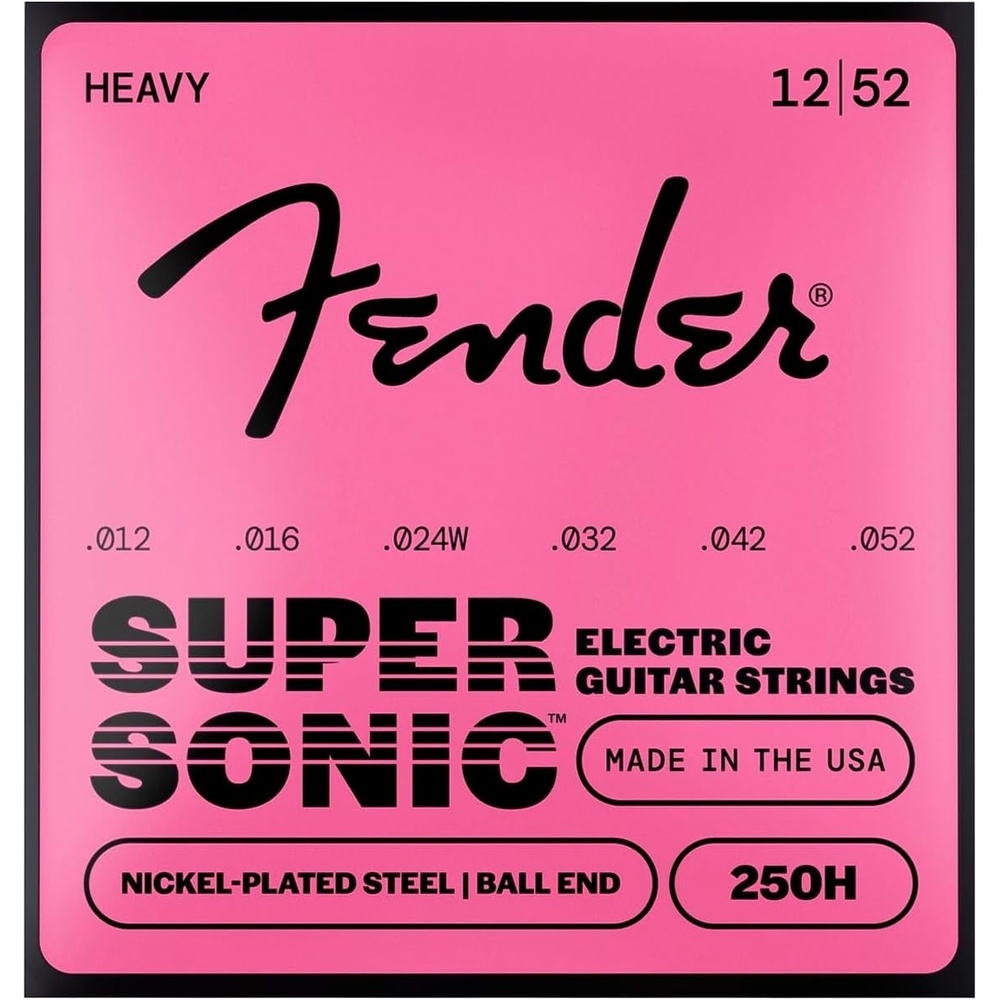 image:imageFender Super 250 Electric Guitar Strings Nickel Plated Steel Ball End 250XS 008038Heavy 1252
