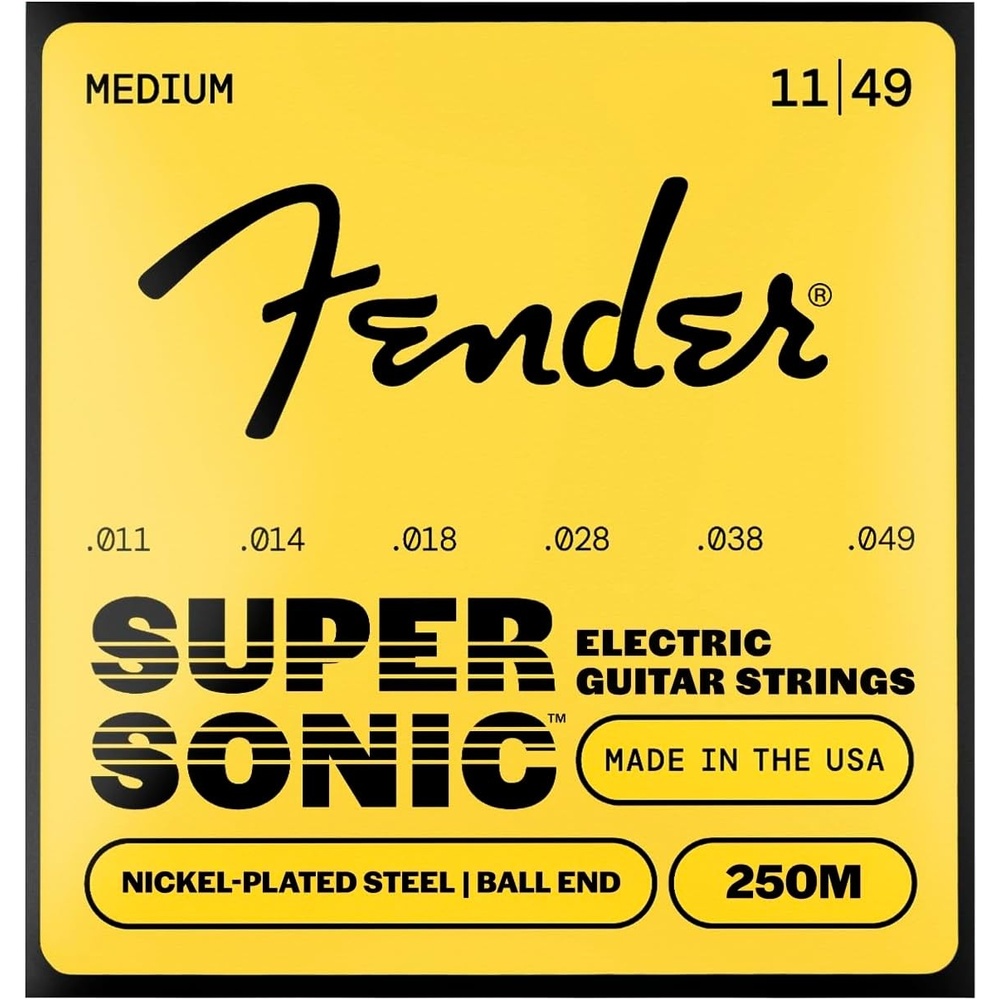 image:imageFender Super 250 Electric Guitar Strings Nickel Plated Steel Ball End 250XS 008038Regular 1149