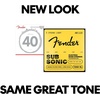 Fender 7250 Bass Strings, Nickel Plated Steel Roundwound, Long Scale, 7250ML .045-.100(5-String Light  40-115)