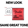 Fender 7250 Bass Strings, Nickel Plated Steel Roundwound, Long Scale, 7250ML .045-.100(5-String Medium  45-125)