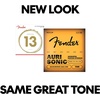Fender 80/20 Bronze Acousitc Guitar Strings, Ball End, 70L .012-.052(1-Pack)