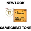 Fender 80/20 Bronze Acousitc Guitar Strings, Ball End, 70L .012-.052(3-Pack)