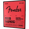 Fender 8250 Bass Strings, Nickel Plated Steel Taperwound, Long Scale, 8250-5M .045-.130(4-String Medium  45-110)