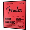Fender 8250 Bass Strings, Nickel Plated Steel Taperwound, Long Scale, 8250-5M .045-.130(5-String Medium  45-130)