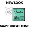 Fender 9050 Bass Strings, Stainless Steel Flatwound, 9050L .045-.100(Light  45-100)