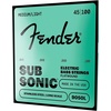 Fender 9050 Bass Strings, Stainless Steel Flatwound, 9050L .045-.100(Light  45-100)