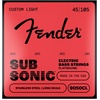 Fender 9120 Bass Strings, Nylon Tapewound, Long Scale, 9120M .058-.110(45-105)