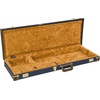 Fender Classic Series Wood Case, Stratocaster/Telecaster, Black(Navy Blue)