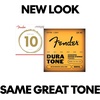 Fender Dura-Tone Coated 80/20 Bronze Acoustic Guitar Strings, .012-.052 String Gauge, Offers Clear Sound with a Smooth and Articulate Feel(Extra Light  10-48)