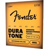 Fender Dura-Tone Coated 80/20 Bronze Acoustic Guitar Strings, .012-.052 String Gauge, Offers Clear Sound with a Smooth and Articulate Feel(Light  12-52)