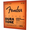Fender Dura-Tone Coated Phosphor Bronze Acoustic Guitar Strings, 860XL .010-.048(Custom Light  11-52)