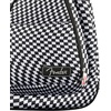 Fender Flat-Top Dreadnought Hard Shell Acoustic Guitar Case, Padded, Black(Checkerboard)