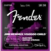 Fender Hendrix Voodoo Child Electric Guitar Strings, Vintage Nickel, Ball End .010-.038(Vintage Nickel)