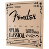Fender Nylon Acoustic Strings, 100 Clear/Silver, Tie End .028-.043(Ball End)