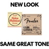 Fender Nylon Acoustic Strings, 100 Clear/Silver, Tie End .028-.043(Tie End)