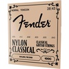 Fender Nylon Acoustic Strings, 100 Clear/Silver, Tie End .028-.043(Tie End)