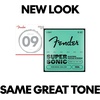Fender Original 150 Electric Guitar Strings, Pure Nickel Wound, Ball End, 150L .009-.042(Light)