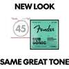 Fender Original 7150 Bass Strings, Pure Nickel Roundwound, Long Scale, 7150ML .045-.100(Medium Light  45-100)