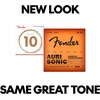 Fender Phosphor Bronze Acoustic Guitar Strings, Ball End, 60L .012-.053(Extra Light 10-48)