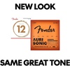 Fender Phosphor Bronze Acoustic Guitar Strings, Ball End, 60L .012-.053(Medium 12-53)