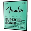 Fender Stainless 350 Electric Guitar Strings, Stainless Steel, Ball End, 350L .009-.042(Light  9-42)