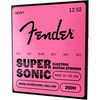 Fender Super 250 Electric Guitar Strings, Nickel Plated Steel, Ball End, 250XS .008-.038(Heavy  12-52)
