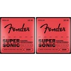 Fender Super 250 Electric Guitar Strings, Nickel Plated Steel, Ball End, 250XS .008-.038(Regular  10-46)