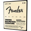 Fender Yngwie Malmsteen Signature Electric Guitar Strings, Nickel Plated Steel, Bullet End .008-.046(Not Available)