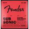 Fender 7250 Bass Strings, Nickel Plated Steel Roundwound, Long Scale, 7250ML .045-.100(Medium  45-105)