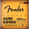 Fender 80/20 Bronze Acousitc Guitar Strings, Ball End, 70L .012-.052(3-Pack)
