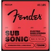 Fender 9120 Bass Strings, Nylon Tapewound, Long Scale, 9120M .058-.110(45-105)
