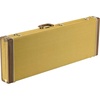 Fender Classic Series Wood Case, Stratocaster/Telecaster, Black(Tweed)