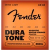 Fender Dura-Tone Coated Phosphor Bronze Acoustic Guitar Strings, 860XL .010-.048(Extra Light  10-48)