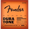 Fender Dura-Tone Coated Phosphor Bronze Acoustic Guitar Strings, 860XL .010-.048(Light  12-53)