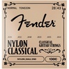 Fender Nylon Acoustic Strings, 100 Clear/Silver, Tie End .028-.043(Ball End)