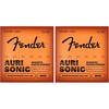 Fender Phosphor Bronze Acoustic Guitar Strings, Ball End, 60L .012-.053(Light 11-52 (Pack of 2))